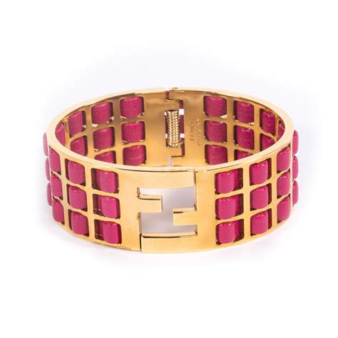 pink fendi bracelet